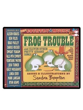 BUNDLE & SAVE 🐸 Frog Trouble Hardcover Book by Sandra Boynton with CD